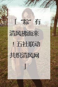“粽”有清风拂面来！五社联动共织清风网