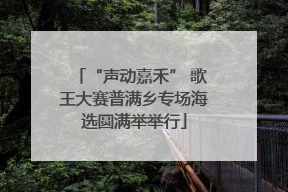 “声动嘉禾” 歌王大赛普满乡专场海选圆满举举行