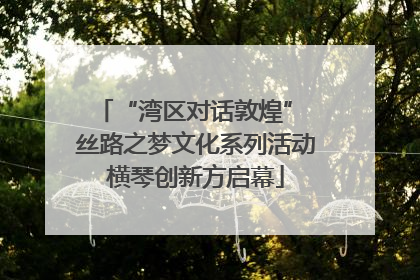 “湾区对话敦煌” 丝路之梦文化系列活动横琴创新方启幕
