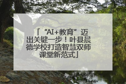“AI+教育”迈出关键一步！叶县晨德学校打造智慧双师课堂新范式