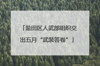 盐田区人武部组织交出五月“武装答卷”