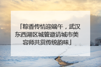 粽香传情迎端午，武汉东西湖区城管邀请城市美容师共赏传统韵味
