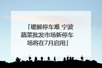 缓解停车难 宁波蔬菜批发市场新停车场将在7月启用