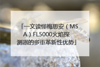 一文读懂梅思安（MSA）FL5000火焰探测器的多重革新性优势