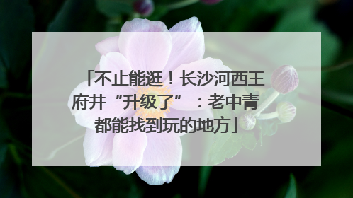 不止能逛！长沙河西王府井“升级了”：老中青都能找到玩的地方