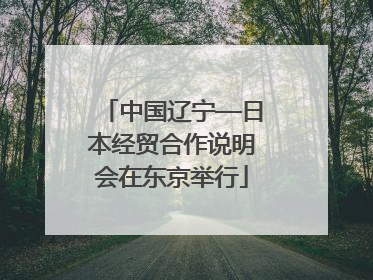 中国辽宁—日本经贸合作说明会在东京举行