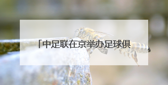 中足联在京举办足球俱乐部健康发展研修班