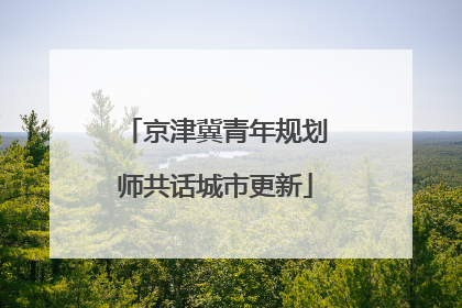 京津冀青年规划师共话城市更新