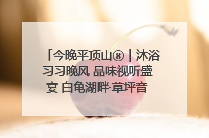 今晚平顶山⑧｜沐浴习习晚风 品味视听盛宴 白龟湖畔·草坪音乐会激情上演