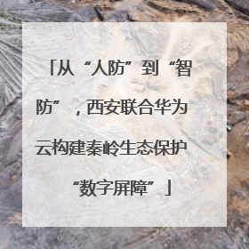 从“人防”到“智防”，西安联合华为云构建秦岭生态保护“数字屏障”