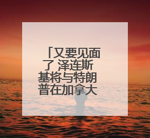 又要见面了 泽连斯基将与特朗普在加拿大会晤
