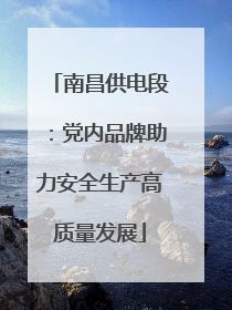 南昌供电段：党内品牌助力安全生产高质量发展