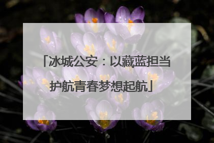 冰城公安：以藏蓝担当 护航青春梦想起航