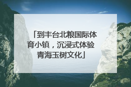 到丰台北粮国际体育小镇，沉浸式体验青海玉树文化