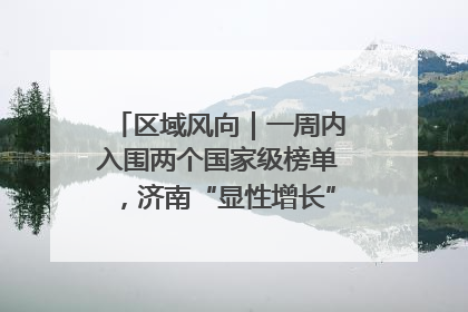 区域风向｜一周内入围两个国家级榜单，济南“显性增长”刷新城市影响力