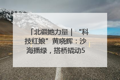 北疆她力量｜“科技红娘”黄晓辉：沙海播绿，搭桥撬动5.3亿研发