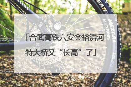 合武高铁六安金裕淠河特大桥又“长高”了