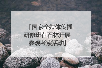 国家全媒体传播研修班在石林开展参观考察活动