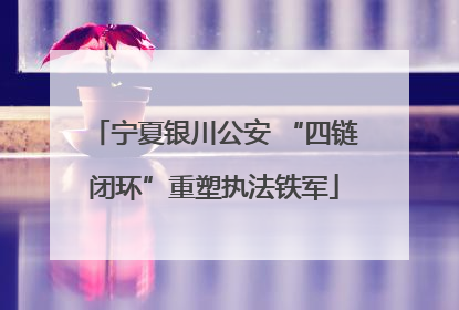 宁夏银川公安 “四链闭环”重塑执法铁军