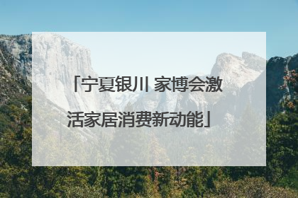宁夏银川 家博会激活家居消费新动能