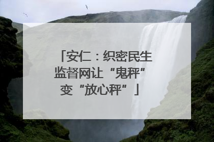 安仁：织密民生监督网让“鬼秤”变“放心秤”