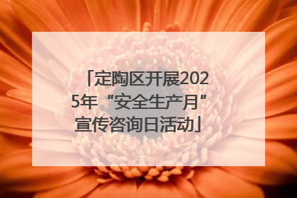 定陶区开展2025年“安全生产月”宣传咨询日活动
