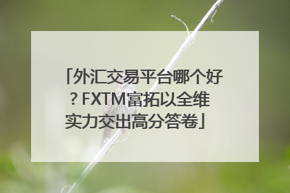 外汇交易平台哪个好？FXTM富拓以全维实力交出高分答卷