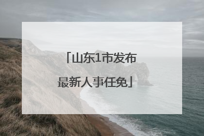 山东1市发布最新人事任免