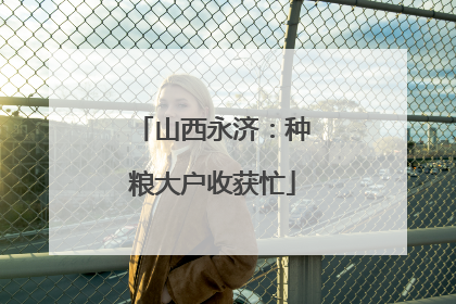 山西永济：种粮大户收获忙