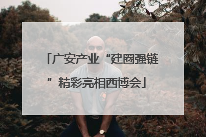 广安产业“建圈强链”精彩亮相西博会