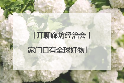 开聊廊坊经洽会丨家门口有全球好物