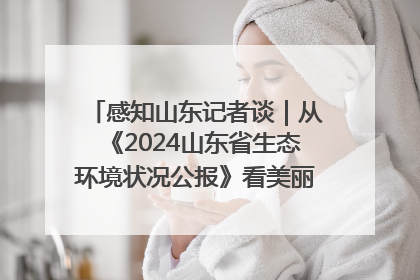 感知山东记者谈｜从《2024山东省生态环境状况公报》看美丽山东建设的“成绩单”与“任务书”