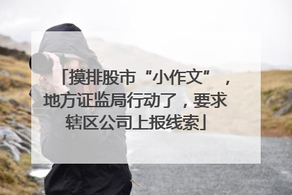 摸排股市“小作文”，地方证监局行动了，要求辖区公司上报线索