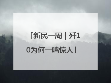 新民一周｜歼10为何一鸣惊人