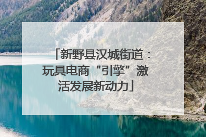 新野县汉城街道：玩具电商“引擎”激活发展新动力