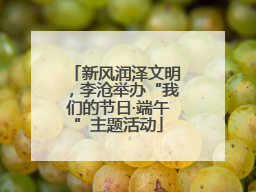 新风润泽文明，李沧举办“我们的节日·端午”主题活动