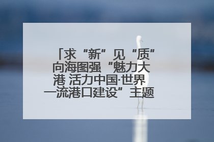 求“新”见“质” 向海图强“魅力大港 活力中国·世界一流港口建设”主题宣传活动走进山东