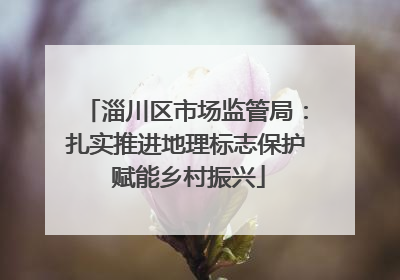 淄川区市场监管局：扎实推进地理标志保护 赋能乡村振兴