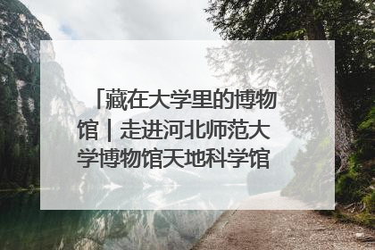 藏在大学里的博物馆｜走进河北师范大学博物馆天地科学馆：在校园里赴一场“宇宙之约”