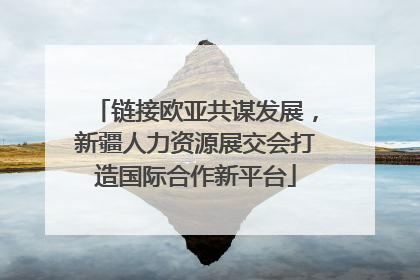 链接欧亚共谋发展，新疆人力资源展交会打造国际合作新平台