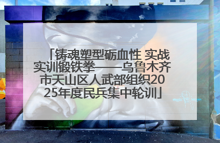 铸魂塑型砺血性 实战实训锻铁拳——乌鲁木齐市天山区人武部组织2025年度民兵集中轮训