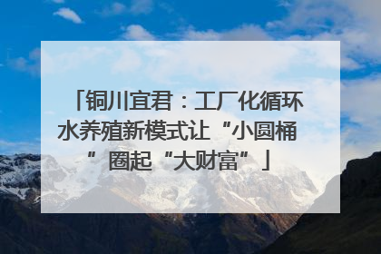 铜川宜君：工厂化循环水养殖新模式让“小圆桶”圈起“大财富”