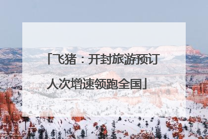 飞猪：开封旅游预订人次增速领跑全国