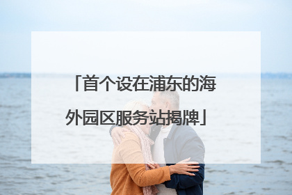 首个设在浦东的海外园区服务站揭牌