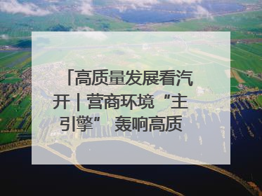 高质量发展看汽开｜营商环境“主引擎” 轰响高质量发展新赛道