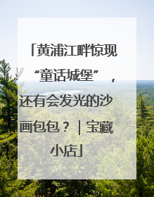 黄浦江畔惊现“童话城堡”，还有会发光的沙画包包？｜宝藏小店