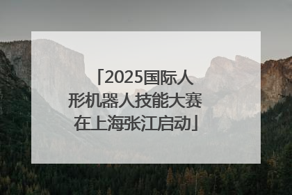 2025国际人形机器人技能大赛在上海张江启动