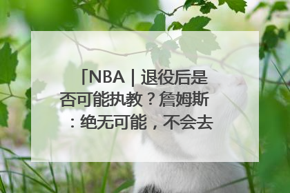 NBA｜退役后是否可能执教？詹姆斯：绝无可能，不会去执教任何球队